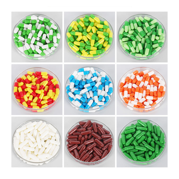 Custom Empty Capsule Shells | Sizes & Colors | Bulk Orders