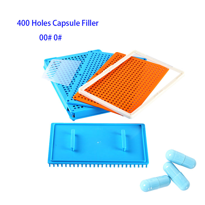 400-hole capsule filling machine full set - blue