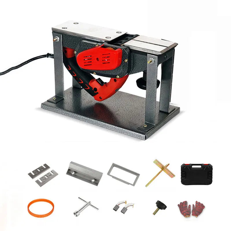 YP-J245-Y electric wood planer with stand and accessories