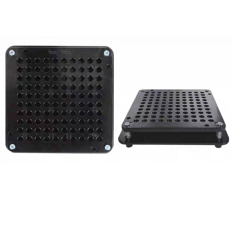 Black ABS Manual Capsule Filling Machine | 100-Hole | Size 000#–3#