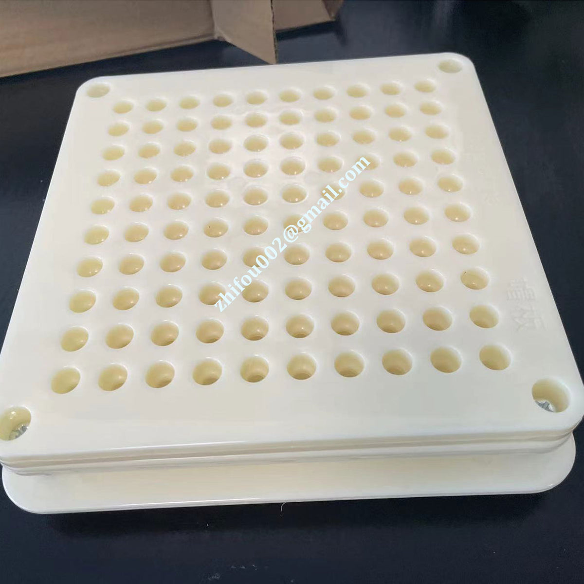 White ABS Manual Capsule Filling Machine | 100-Hole | Size 000#–3#