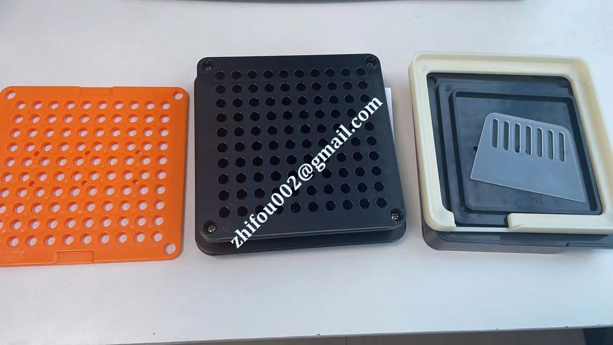 Black ABS Manual Capsule Filling Machine | 100-Hole | Size 000#–3#
