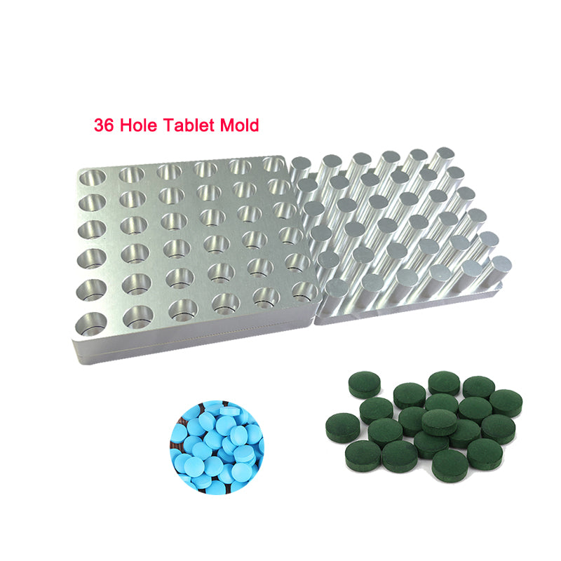 Food-Grade Stainless Steel Tablet Press Die Set 36-Hole | Kit