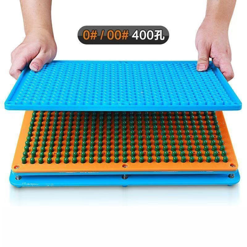 Manual Capsule Filling Tray Set | 100, 200 & 400 Holes | ABS