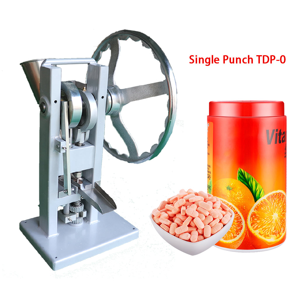Sprint TDP-0 Tablet Press Machine | Stainless Steel, 2-12mm Range, 30-50 Tablets/Min