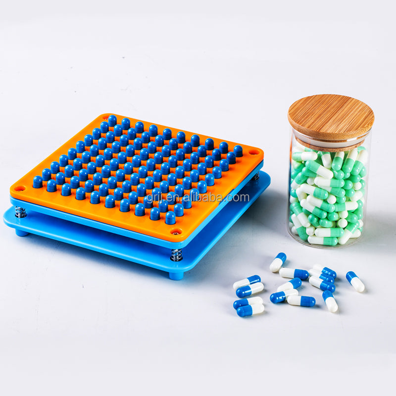 Manual Capsule Filling Tray Set | 100, 200 & 400 Holes | ABS