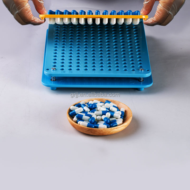 Capsule filling machine disassembled view