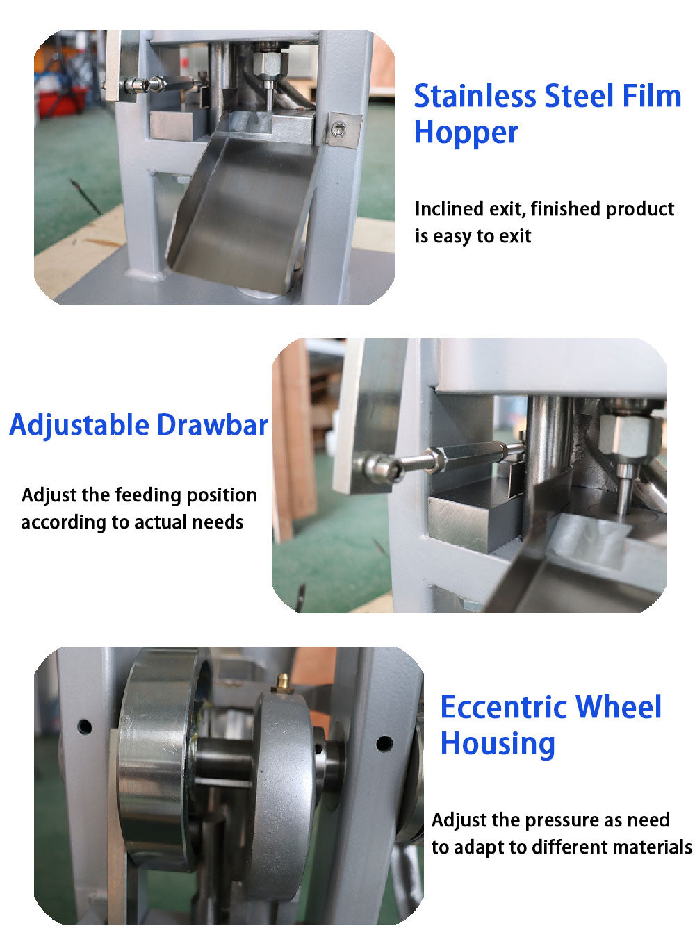 Sprint TDP-0 Tablet Press Machine | Stainless Steel, 2-12mm Range, 30-50 Tablets/Min