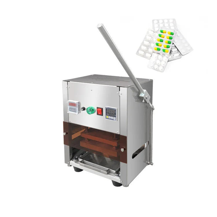 PJ-006-Y desktop blister machine and packaging examples
