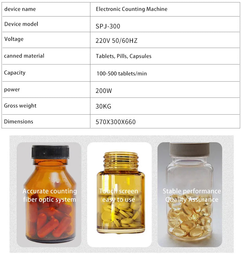 PJ-023 rotary capsule and tablet counter, product view 5