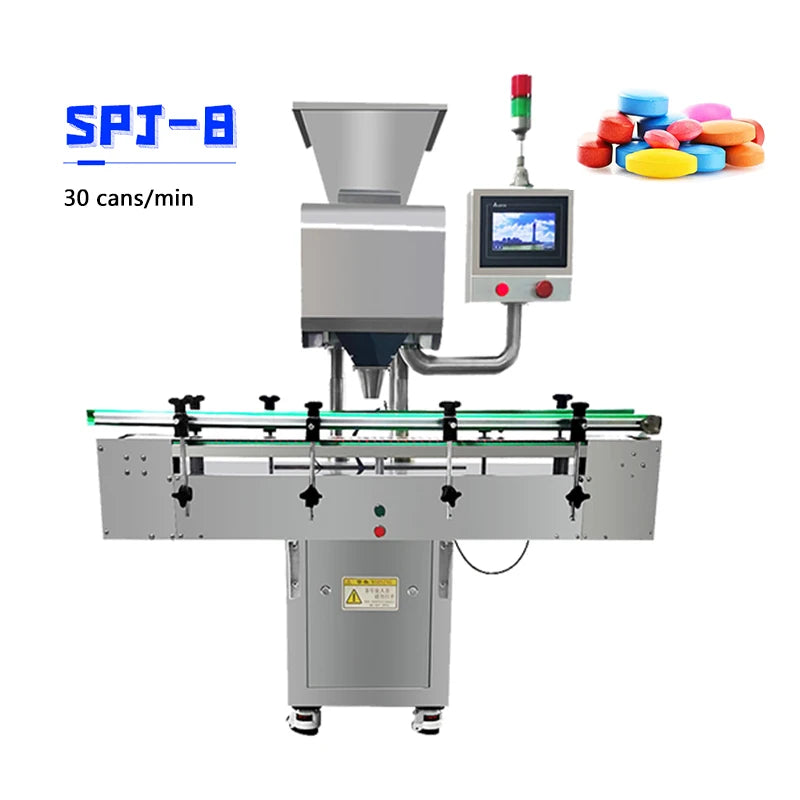 PJ-025 capsule and tablet counter with conveyor, product view 2
