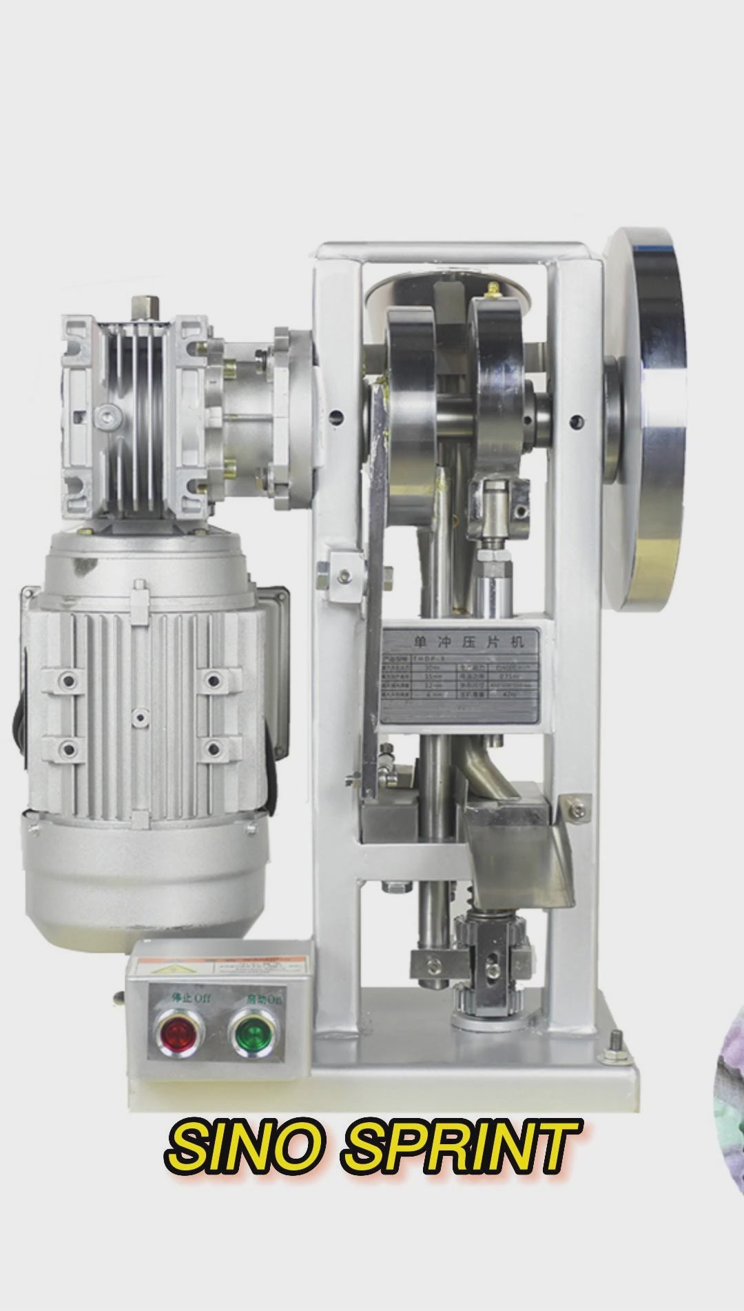 THDP-6 Desktop Single Punch Tablet Press | 60 kN | 20 mm