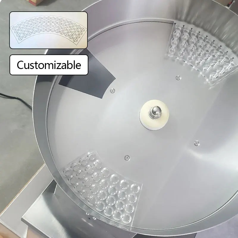 TC-400 counting disc and capsule holes close-up