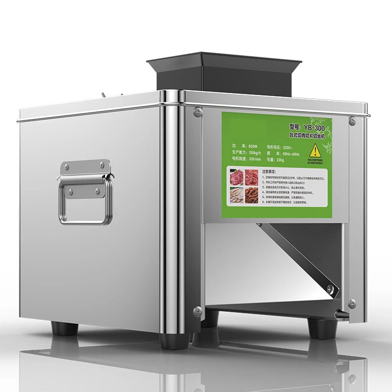 YP-J113-L compact meat slicer front view