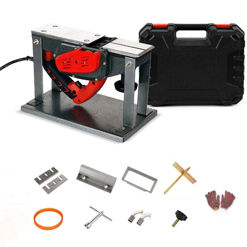 YP-J245-Y electric wood planer kit with carrying case