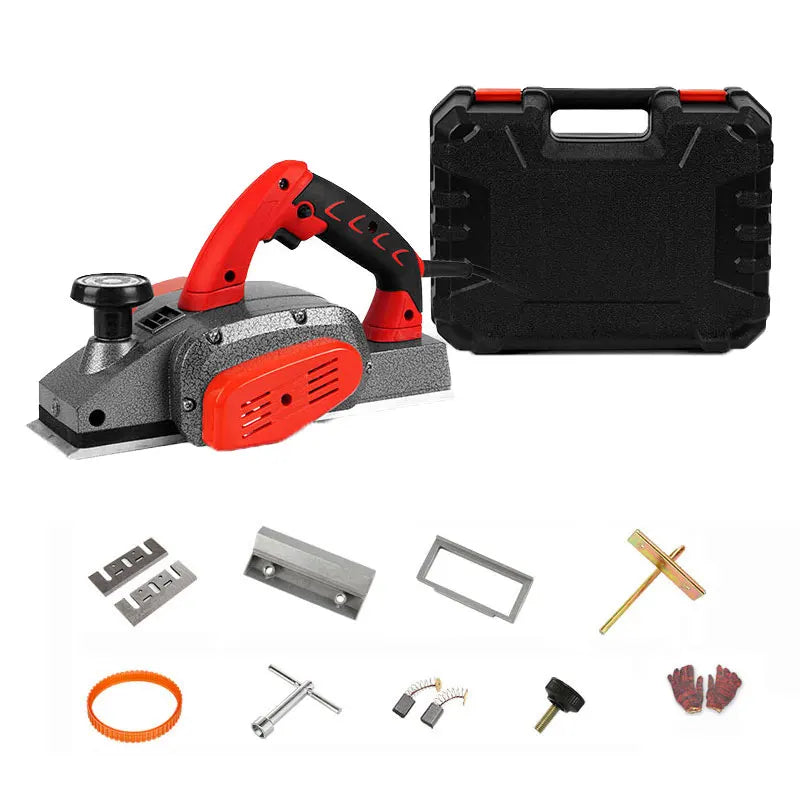 YP-J246-W electric wood planer kit and carrying case