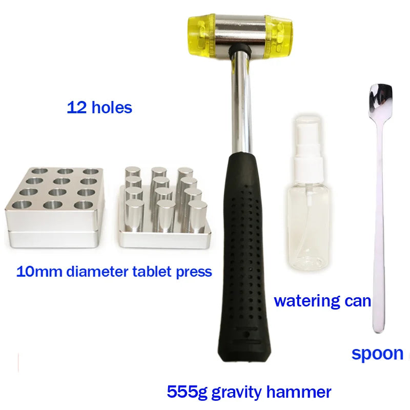 YP-J391 12-hole tablet mold pins and hand tools reference